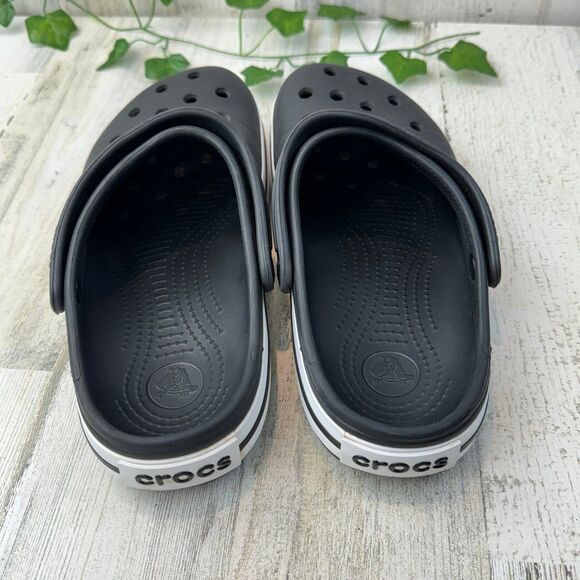 Crocs Crocband Childrens Black Slips On Clogs Sandals Size M7 W9 - Picture 3 of 7